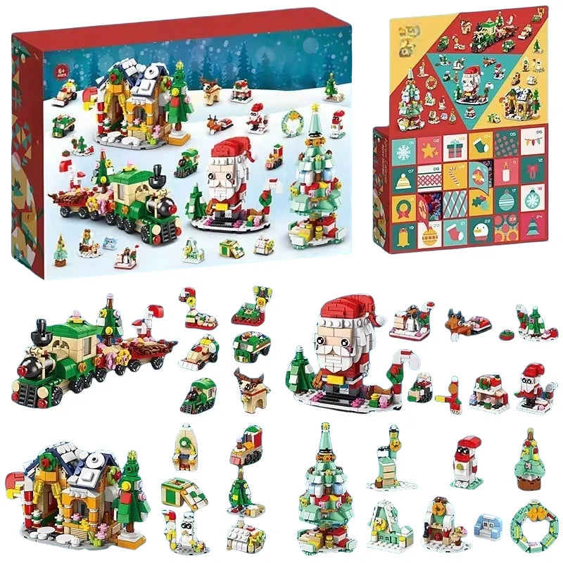 Byggkloss Adventskalender – 24-delars jullekset Byggkloss Adventskalender – 24-delars jullekset